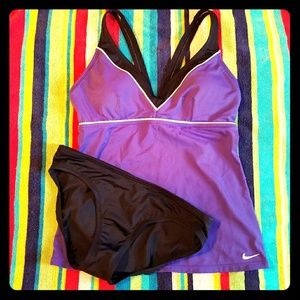 Nike Athletic Two Piece Swimsuit